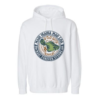 Pray For Maui Hawaii Strong Garment-Dyed Fleece Hoodie