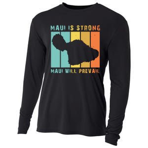 Pray For Maui Strong Hawaii Strong Save Maui Hawaii Cooling Performance Long Sleeve Crew