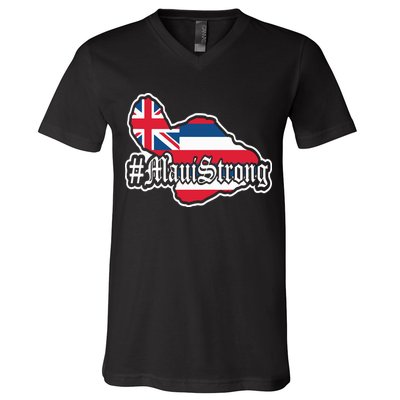 Pray For Maui Strong Hawaii Strong Save Maui Hawaii V-Neck T-Shirt