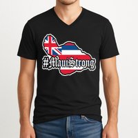 Pray For Maui Strong Hawaii Strong Save Maui Hawaii V-Neck T-Shirt