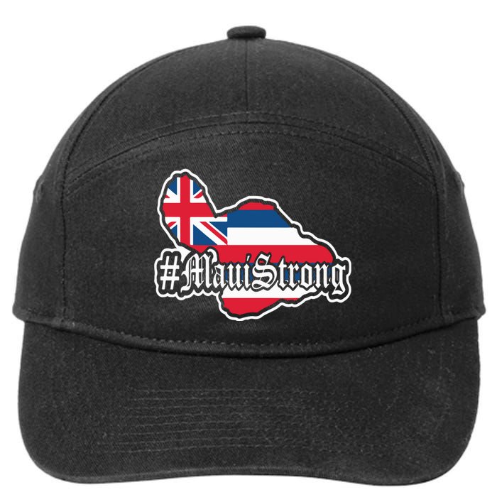 Pray For Maui Strong Hawaii Strong Save Maui Hawaii 7-Panel Snapback Hat