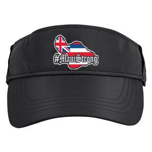 Pray For Maui Strong Hawaii Strong Save Maui Hawaii Adult Drive Performance Visor