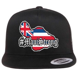 Pray For Maui Strong Hawaii Strong Save Maui Hawaii Flat Bill Trucker Hat