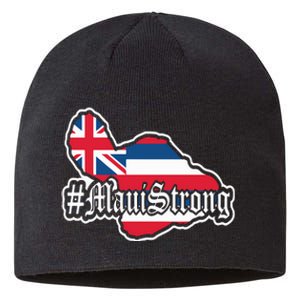 Pray For Maui Strong Hawaii Strong Save Maui Hawaii Sustainable Beanie