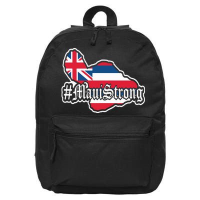 Pray For Maui Strong Hawaii Strong Save Maui Hawaii 16 in Basic Backpack
