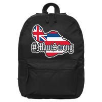 Pray For Maui Strong Hawaii Strong Save Maui Hawaii 16 in Basic Backpack