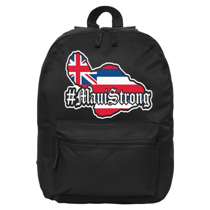 Pray For Maui Strong Hawaii Strong Save Maui Hawaii 16 in Basic Backpack