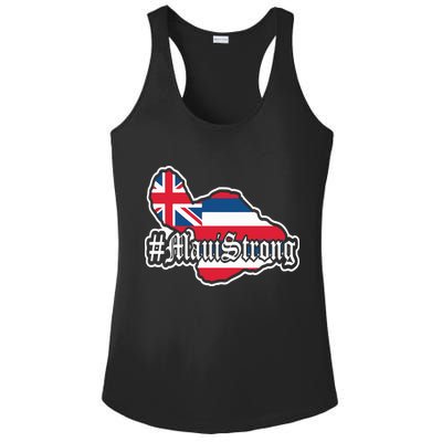 Pray For Maui Strong Hawaii Strong Save Maui Hawaii Ladies PosiCharge Competitor Racerback Tank