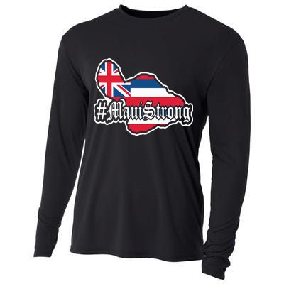Pray For Maui Strong Hawaii Strong Save Maui Hawaii Cooling Performance Long Sleeve Crew