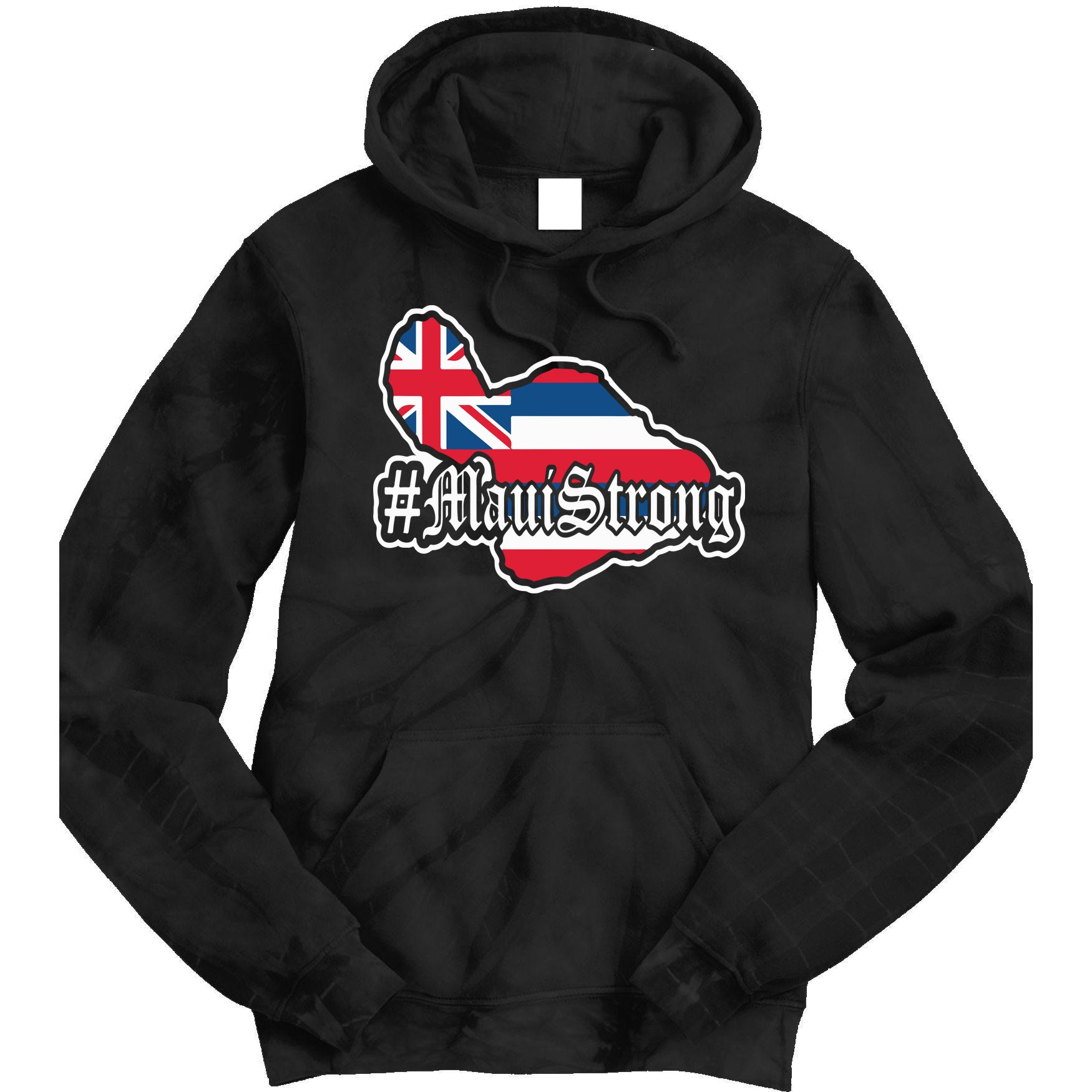 Pray For Maui Strong Hawaii Strong Save Maui Hawaii Tie Dye Hoodie