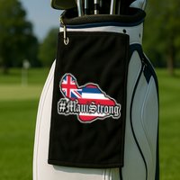 Pray For Maui Strong Hawaii Strong Save Maui Hawaii Golf Towel
