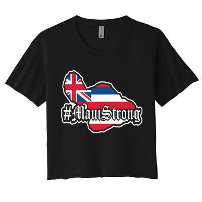 Pray For Maui Strong Hawaii Strong Save Maui Hawaii Crop Top