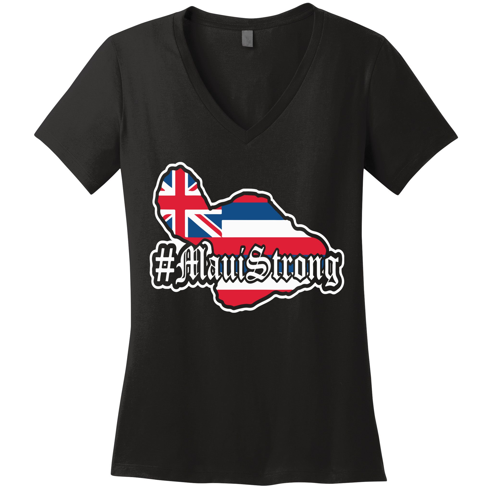 Pray For Maui Strong Hawaii Strong Save Maui Hawaii Women's V-Neck T-Shirt
