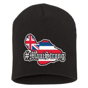 Pray For Maui Strong Hawaii Strong Save Maui Hawaii Short Acrylic Beanie