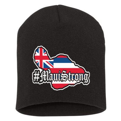 Pray For Maui Strong Hawaii Strong Save Maui Hawaii Short Acrylic Beanie