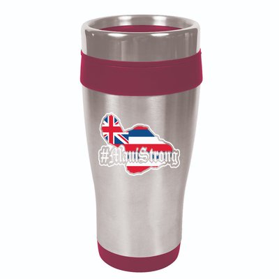 Pray For Maui Strong Hawaii Strong Save Maui Hawaii 16oz Travel Tumbler