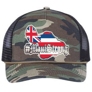 Pray For Maui Strong Hawaii Strong Save Maui Hawaii Retro Rope Trucker Hat Cap