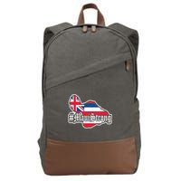 Pray For Maui Strong Hawaii Strong Save Maui Hawaii Cotton Canvas Backpack