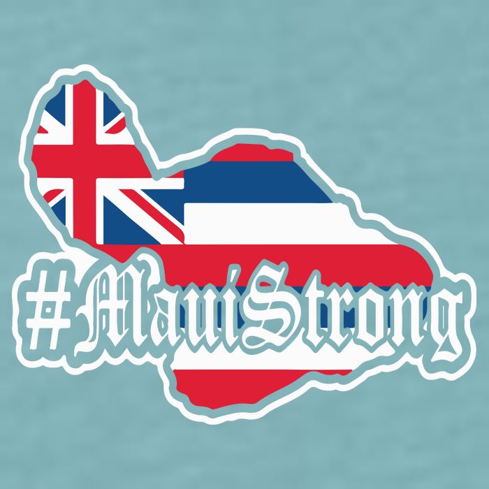Pray For Maui Strong Hawaii Strong Save Maui Hawaii Sueded Cloud Jersey T-Shirt