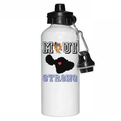 Pray For Maui Strong Hawaii Strong Save Maui Hawaii Aluminum Water Bottle