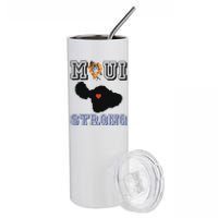 Pray For Maui Strong Hawaii Strong Save Maui Hawaii Stainless Steel Tumbler