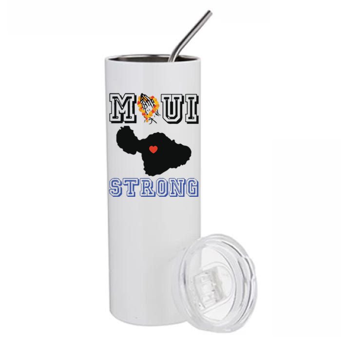 Pray For Maui Strong Hawaii Strong Save Maui Hawaii Stainless Steel Tumbler