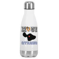 Pray For Maui Strong Hawaii Strong Save Maui Hawaii Stainless Steel Insulated Water Bottle