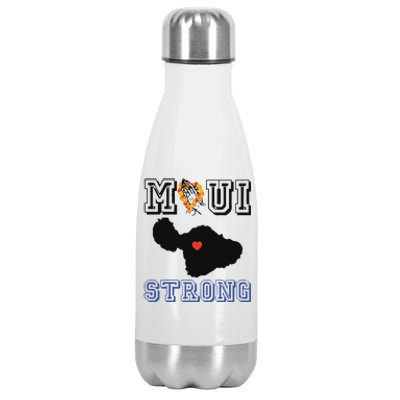 Pray For Maui Strong Hawaii Strong Save Maui Hawaii Stainless Steel Insulated Water Bottle