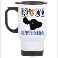 Pray For Maui Strong Hawaii Strong Save Maui Hawaii Stainless Steel Travel Mug