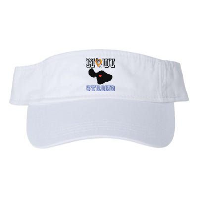 Pray For Maui Strong Hawaii Strong Save Maui Hawaii Valucap Bio-Washed Visor