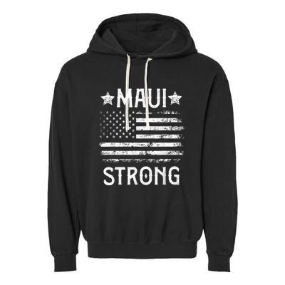 Pray for Maui Hawaii Strong Garment-Dyed Fleece Hoodie