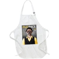 Pug Face Man Magazine Pixelated Apron