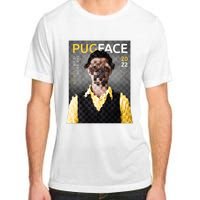 Pug Face Man Magazine Pixelated Adult ChromaSoft Performance T-Shirt