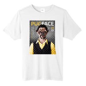 Pug Face Man Magazine Pixelated Tall Fusion ChromaSoft Performance T-Shirt