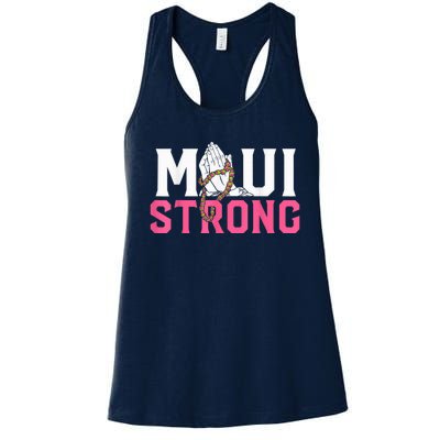 Pray for Maui Hawaii Strong Women's Racerback Tank