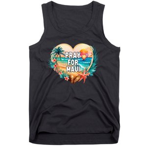 Pray For Maui Pray For Hawaii Wildfire Support Womens Tank Top