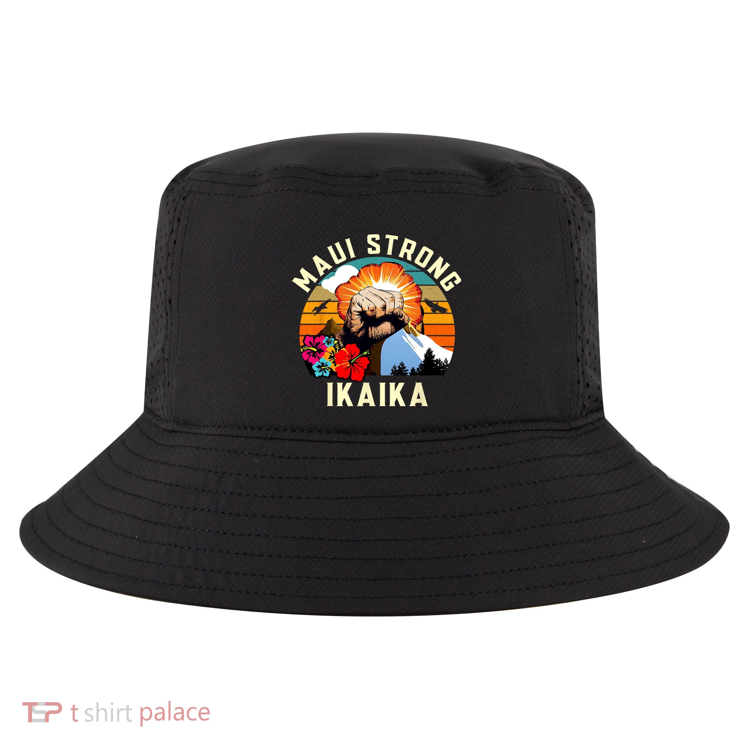 Pray For Maui Hawaii Strong Tee Apparel Matching Family Cool Comfort Performance Bucket Hat