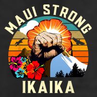 Pray For Maui Hawaii Strong Tee Apparel Matching Family Garment-Dyed Fleece Hoodie