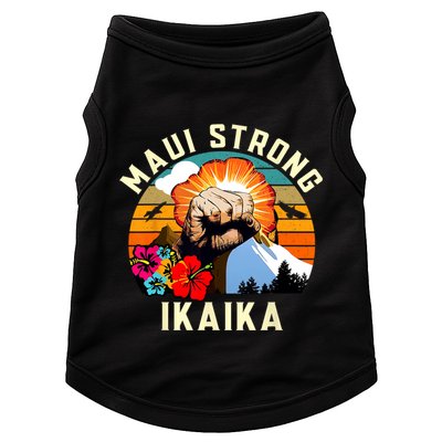 Pray For Maui Hawaii Strong Tee Apparel Matching Family Doggie Tank