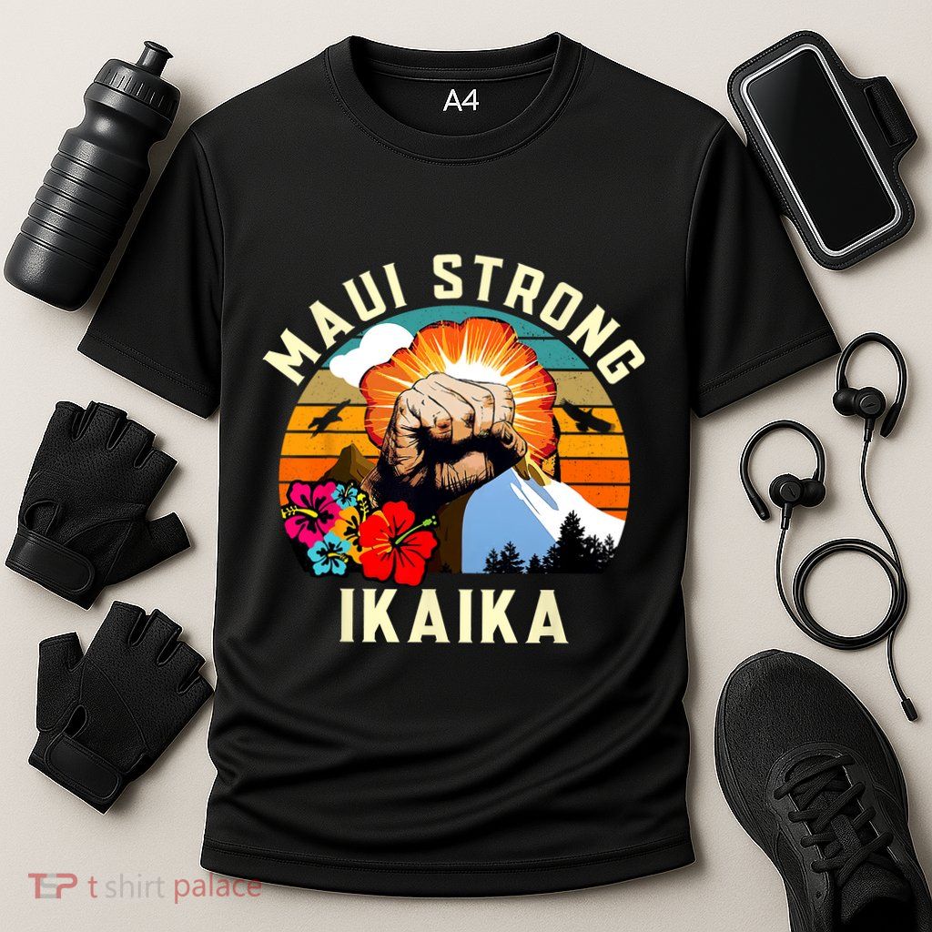 Pray For Maui Hawaii Strong Tee Apparel Matching Family Performance Shirt