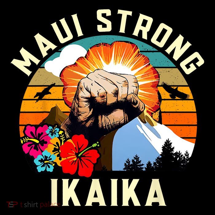 Pray For Maui Hawaii Strong Tee Apparel Matching Family Apron