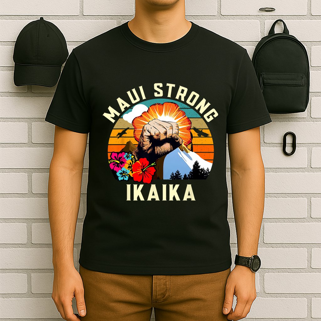 Pray For Maui Hawaii Strong Tee Apparel Matching Family T-Shirt
