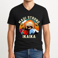 Pray For Maui Hawaii Strong Tee Apparel Matching Family V-Neck T-Shirt