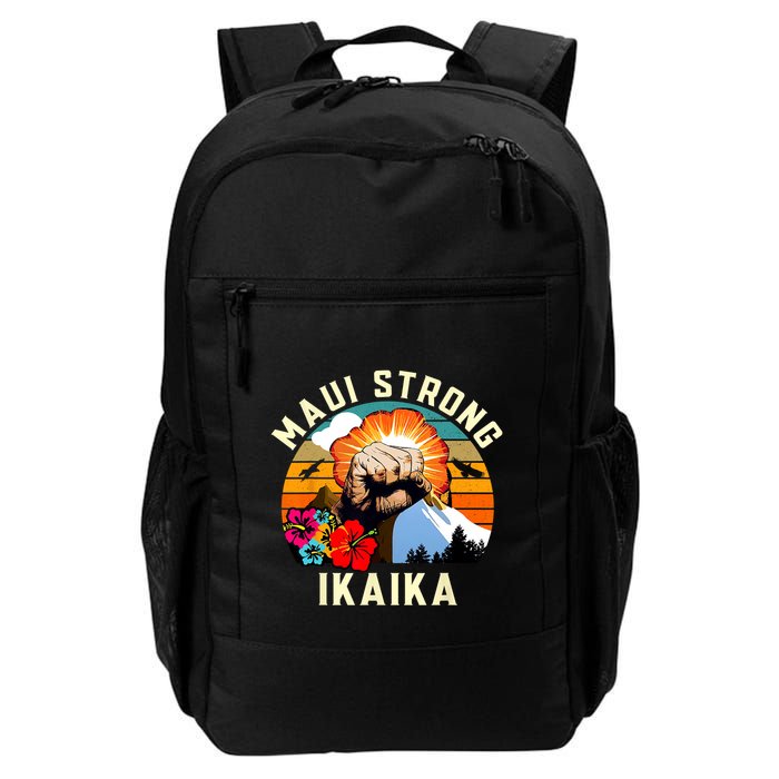 Pray For Maui Hawaii Strong Tee Apparel Matching Family Backpack