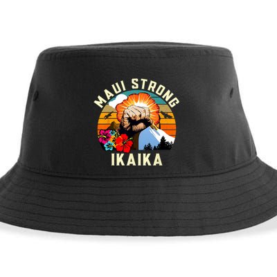 Pray For Maui Hawaii Strong Tee Apparel Matching Family Sustainable Bucket Hat