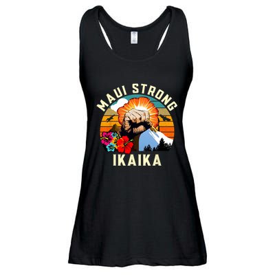 Pray For Maui Hawaii Strong Tee Apparel Matching Family Ladies Essential Flowy Tank