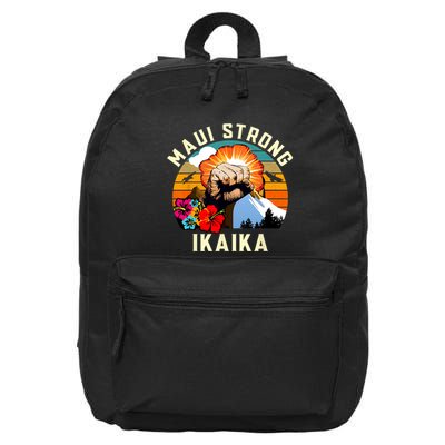Pray For Maui Hawaii Strong Tee Apparel Matching Family 16 in Basic Backpack