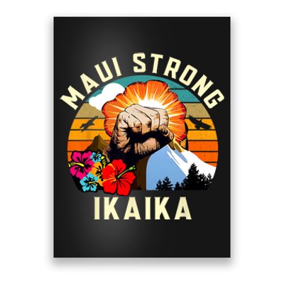 Pray For Maui Hawaii Strong Tee Apparel Matching Family Poster