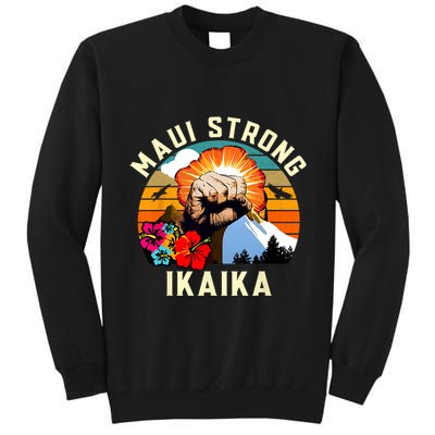 Pray For Maui Hawaii Strong Tee Apparel Matching Family Tall Sweatshirt