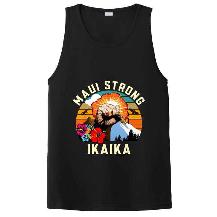 Pray For Maui Hawaii Strong Tee Apparel Matching Family PosiCharge Competitor Tank